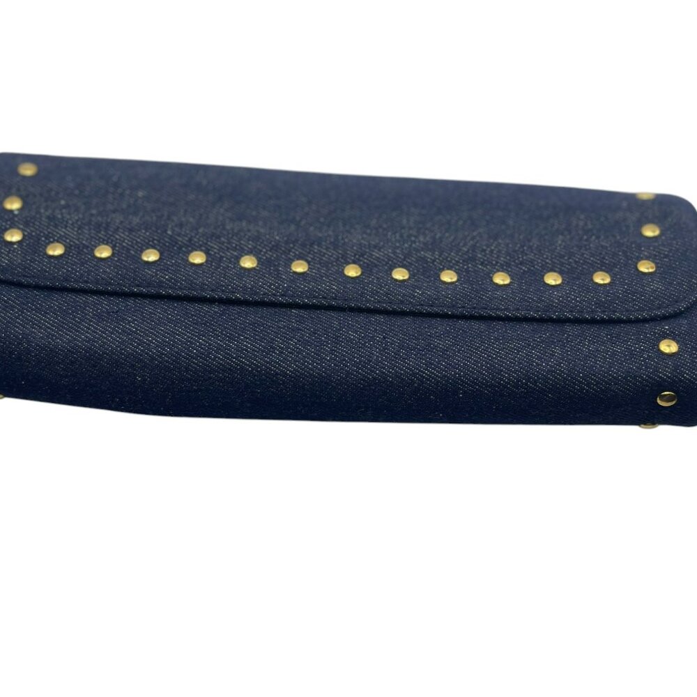Dana Buchman Denim Clutch